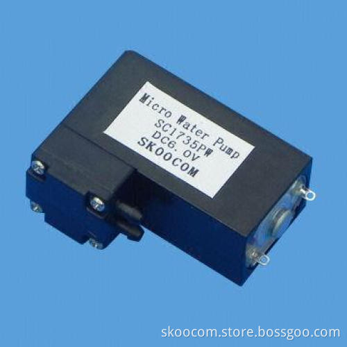 Water Pump for Tester and Detector, 6.0V/12.0V DC Rated Voltage